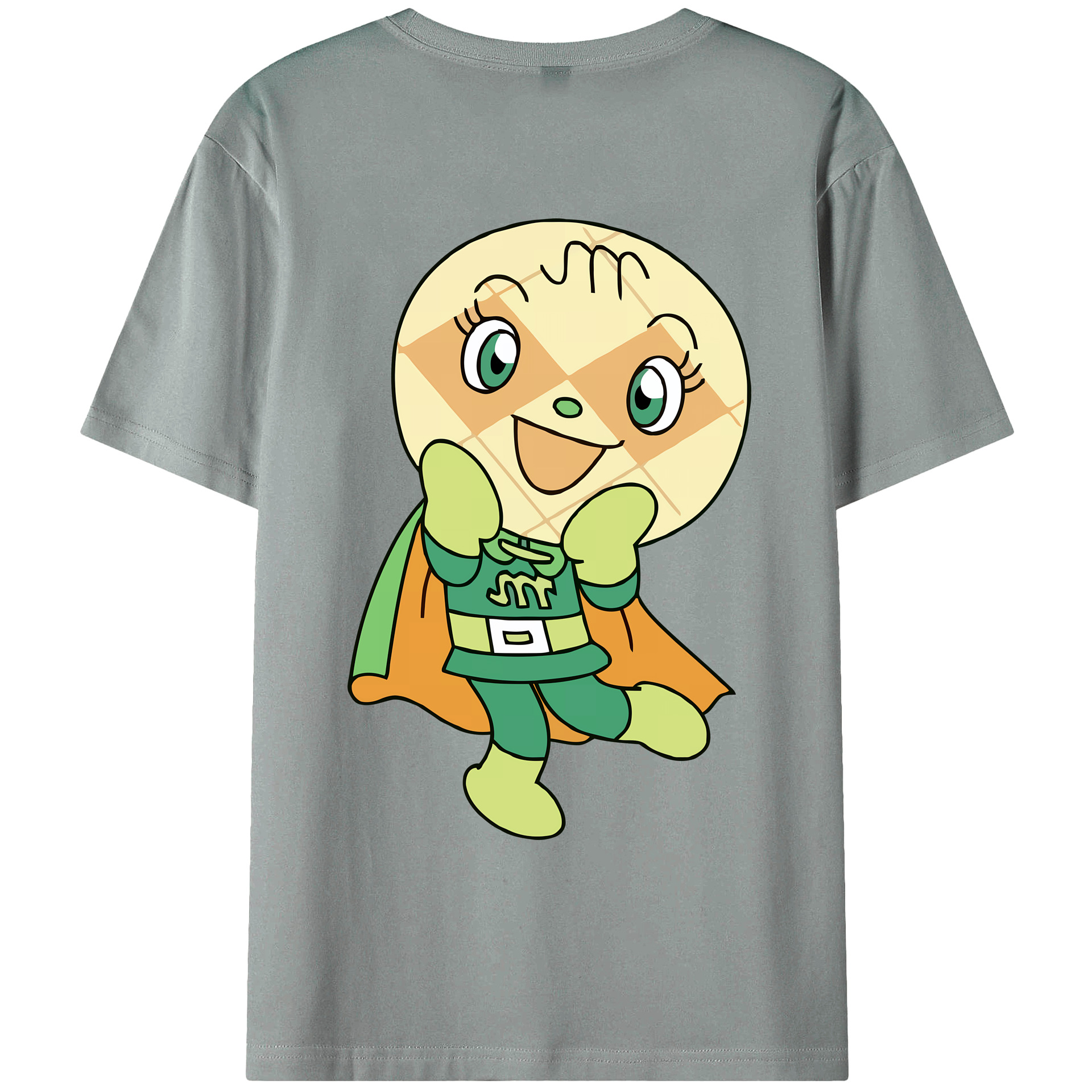 （画像用） アンパンマン Anpanman 綿100％ メンズ半袖Tシャツ（バックプリント） 通気性